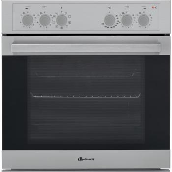 Bauknecht HVK3 NN8F IN - Einbauherd für Elektrokochfelder, Edelstahl, 65 L, 60 cm